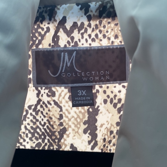 NWT - JM Collection water resistant hooded jacket - size 3X - Picture 7 of 7